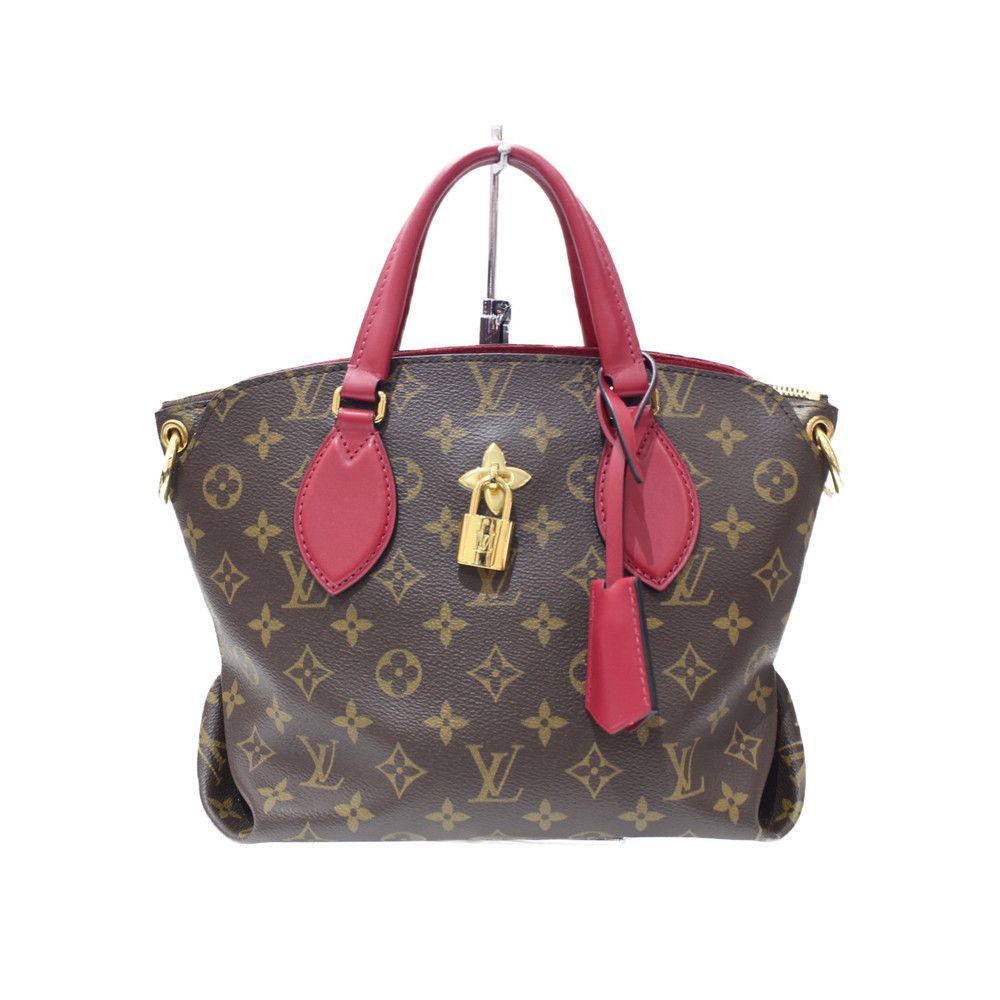 Louis Vuitton Flower Zipped Tote Handbag Shoulder Bag Monogram